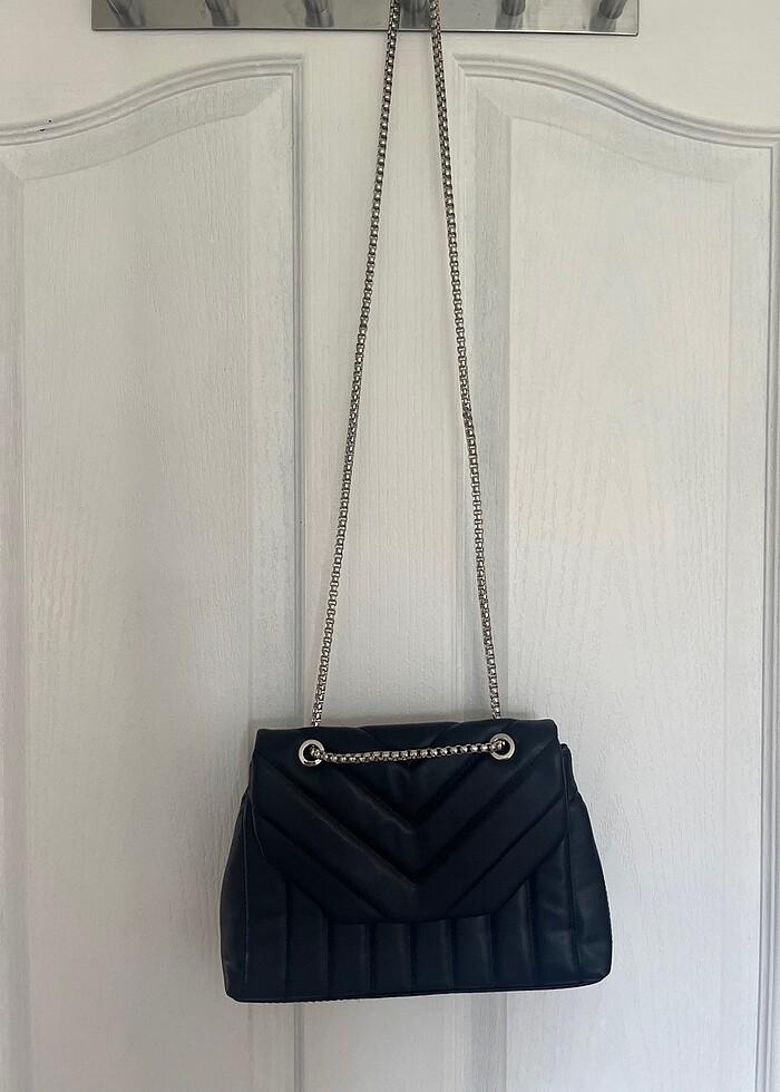 Siyah çanta şık - Görsel 4