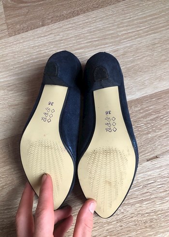 36 Beden mavi Renk Lacivert Süet Stiletto Kadın Topuklu Ayakkabı