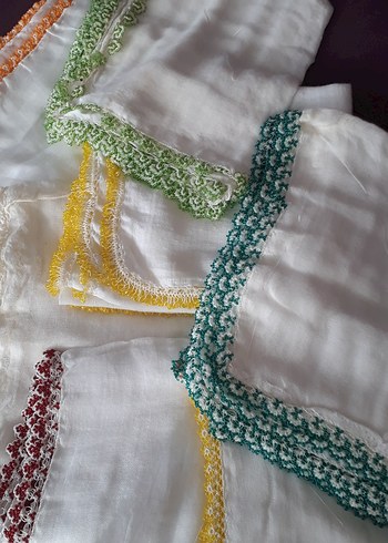 renkli boncuk oyalar pamuklu - Görsel 7