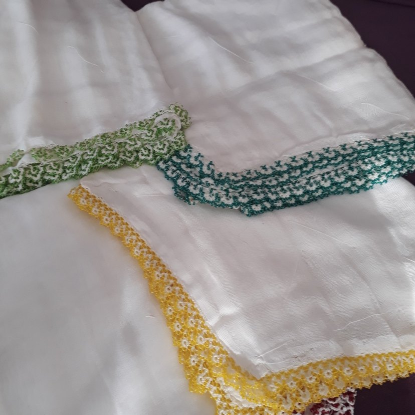 renkli boncuk oyalar pamuklu - Görsel 3