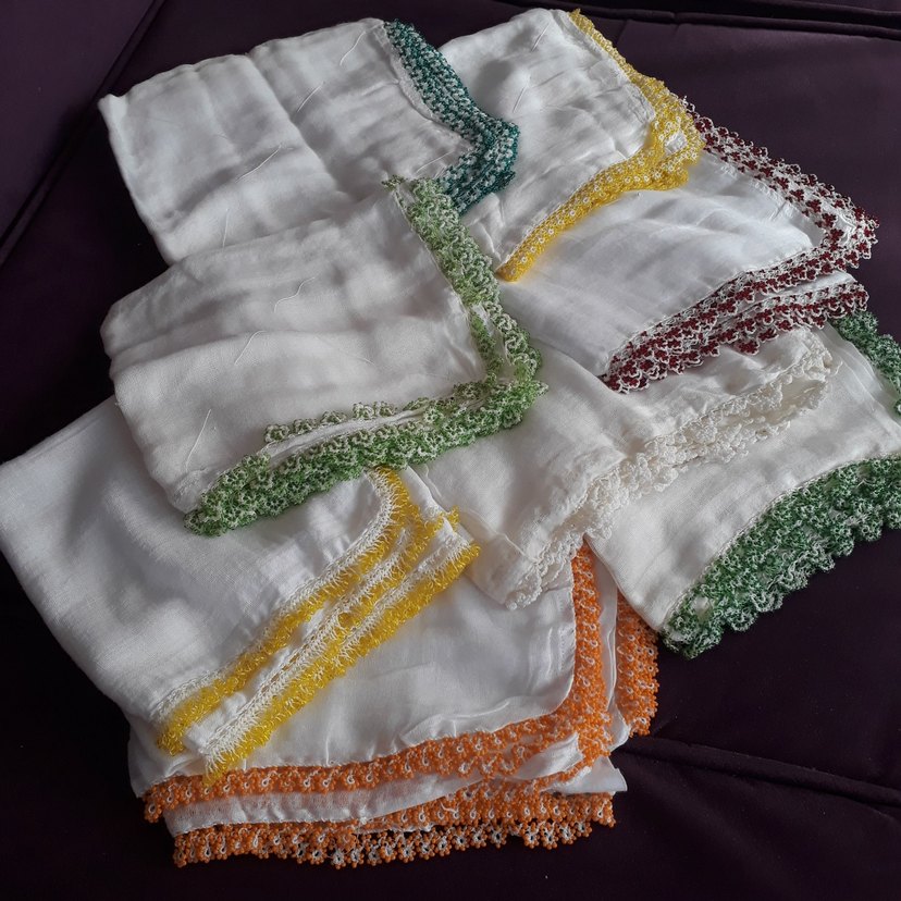 renkli boncuk oyalar pamuklu - Görsel 2