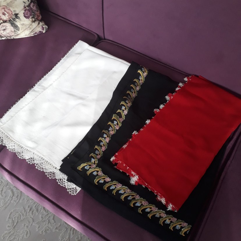 ığne oyalı namaz ortuleri - Görsel 2