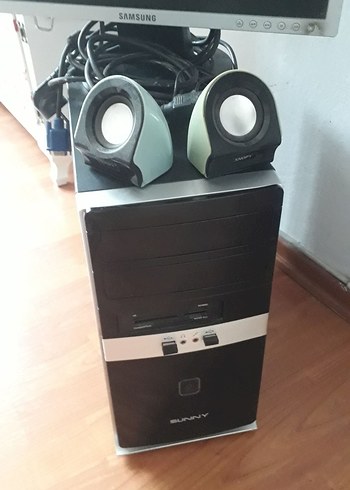 Beyaz Samsung Masaüstü Bilgisayar Seti - Görsel 2