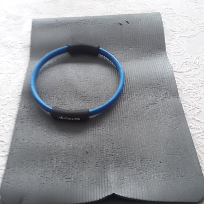 Delta Mavi Pilates Halkası ve matt - Görsel 5