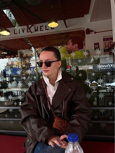 BERSHKA deri ceket