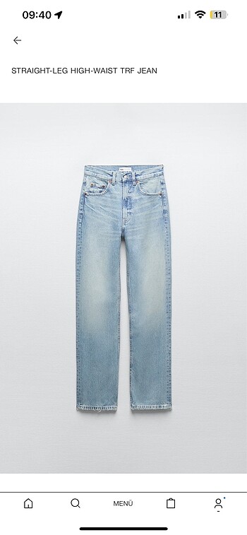Zara straight jean