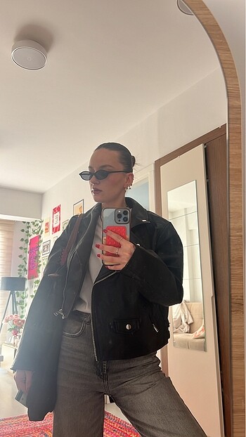 BERSHKA deri ceket