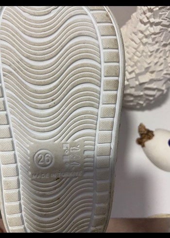 Kız Çocuk 26 numara Desenli Sıcak Terlik - Görsel 2