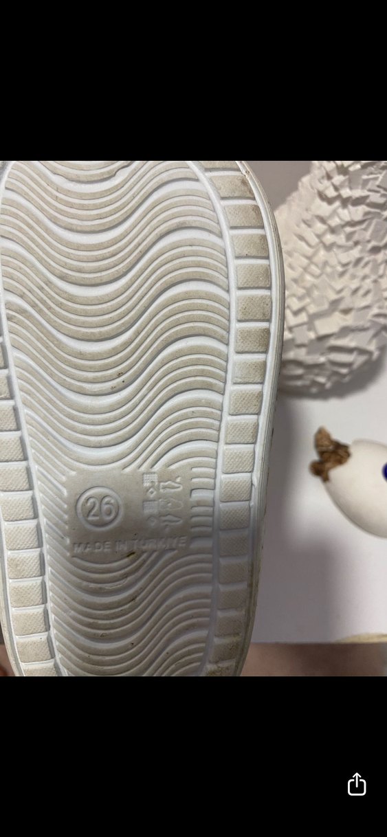 Kız Çocuk 26 numara Desenli Sıcak Terlik - Görsel 2