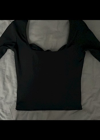 Mavi crop bluz - Görsel 6