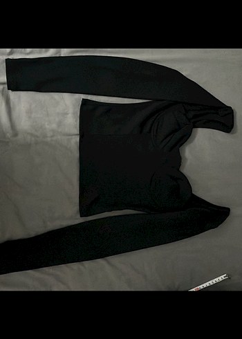 Mavi crop bluz - Görsel 2