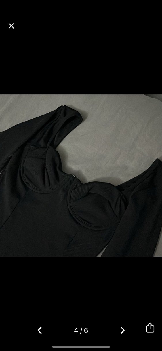 Mavi crop bluz - Görsel 4