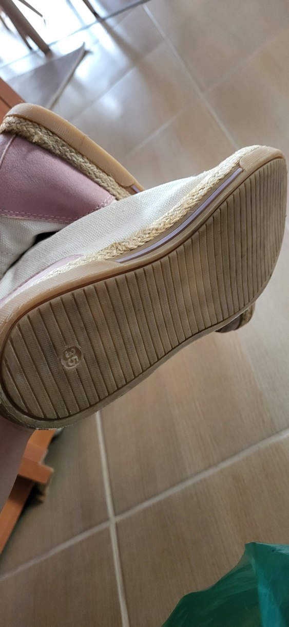 Pembe Bağcıklı Kız Çocuk Spor Ayakkabı - Görsel 3