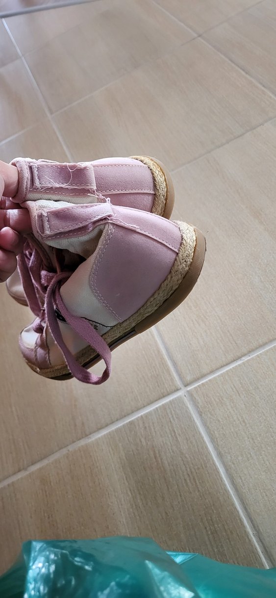 Pembe Bağcıklı Kız Çocuk Spor Ayakkabı - Görsel 2