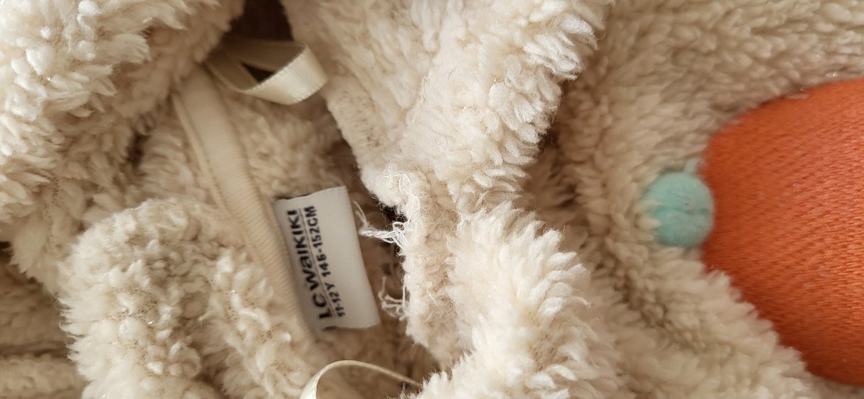 Nakışlı Kahverengi Çocuk Battaniyesi - Görsel 3