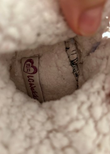 21 Beden çeşitli Renk Kız Çocuk Çok Renkli Bağlama Desenli Sıcak Terlik