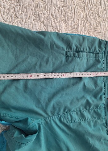 Erkek Mavi Mini Bol Kesim Kemerli Mayo - Görsel 10