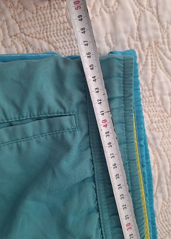 Erkek Mavi Mini Bol Kesim Kemerli Mayo - Görsel 11