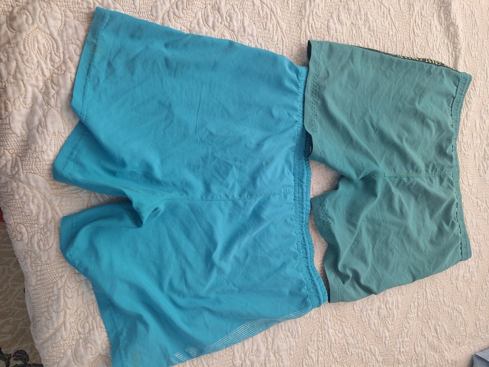 Erkek Mavi Mini Bol Kesim Kemerli Mayo - Görsel 4