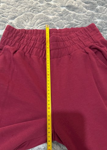 Kadın Kırmızı Rahat Kesim Jogger Pantolon - Görsel 5