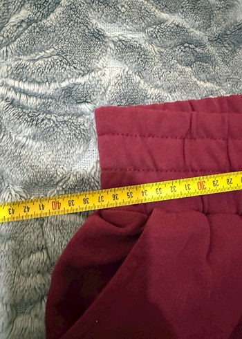 Kadın Kırmızı Rahat Kesim Jogger Pantolon - Görsel 6