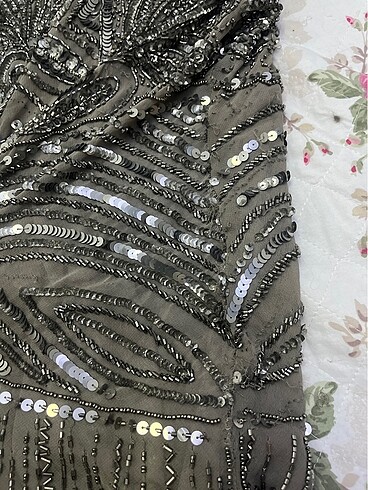 Tamamen taş işleme abiye - Görsel 9