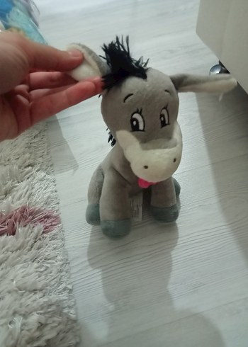 Gri Peluş Eşek Oyuncak