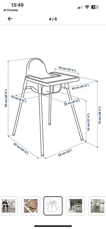 Ikea Ikea mama sandalyesi