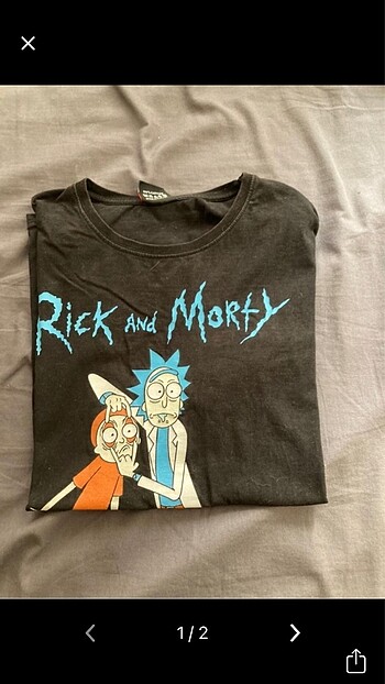 Baskılı tshirt rick and morty