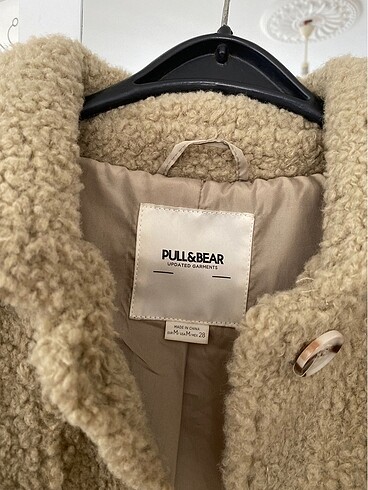 m Beden camel Renk Pull&bear peluş ceket