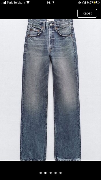 Zara Zara straight fit jean