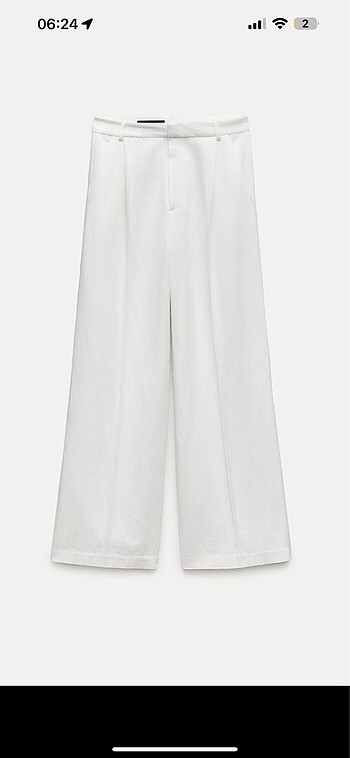 Zara pilili dökümlü pantolon