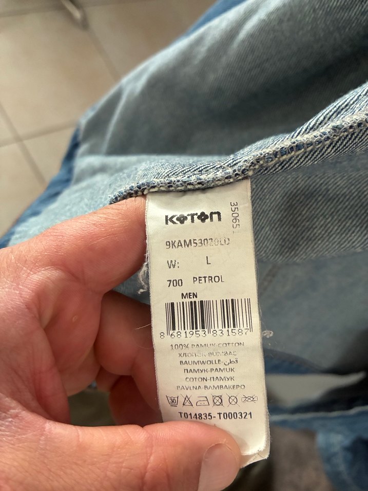 Erkek
Mavi Düğmeli Denim Ceket - Görsel 3