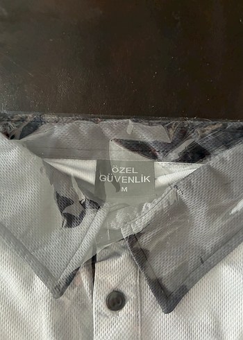 Gri Erkek Kısa Kollu özel güvenlik tişörtü - Görsel 2