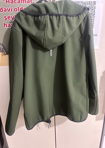 Erkek Haki Fermuarlı Midi Yağmurluk - Görsel 3