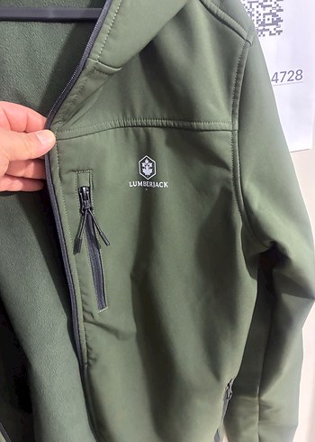 Erkek Haki Fermuarlı Midi Yağmurluk - Görsel 2