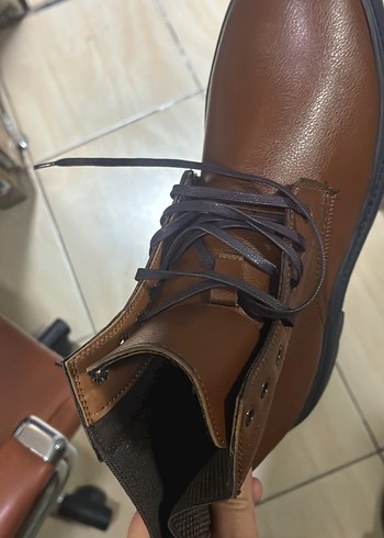 Kahverengi Deri Erkek Botlar - Görsel 2
