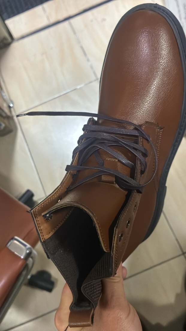 Kahverengi Deri Erkek Botlar - Görsel 2