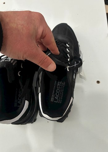 Lacoste Siyah Bağcıklı Erkek Spor Ayakkabı - Görsel 4