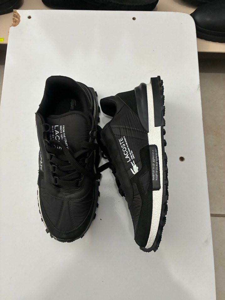 Lacoste Siyah Bağcıklı Erkek Spor Ayakkabı - Görsel 5