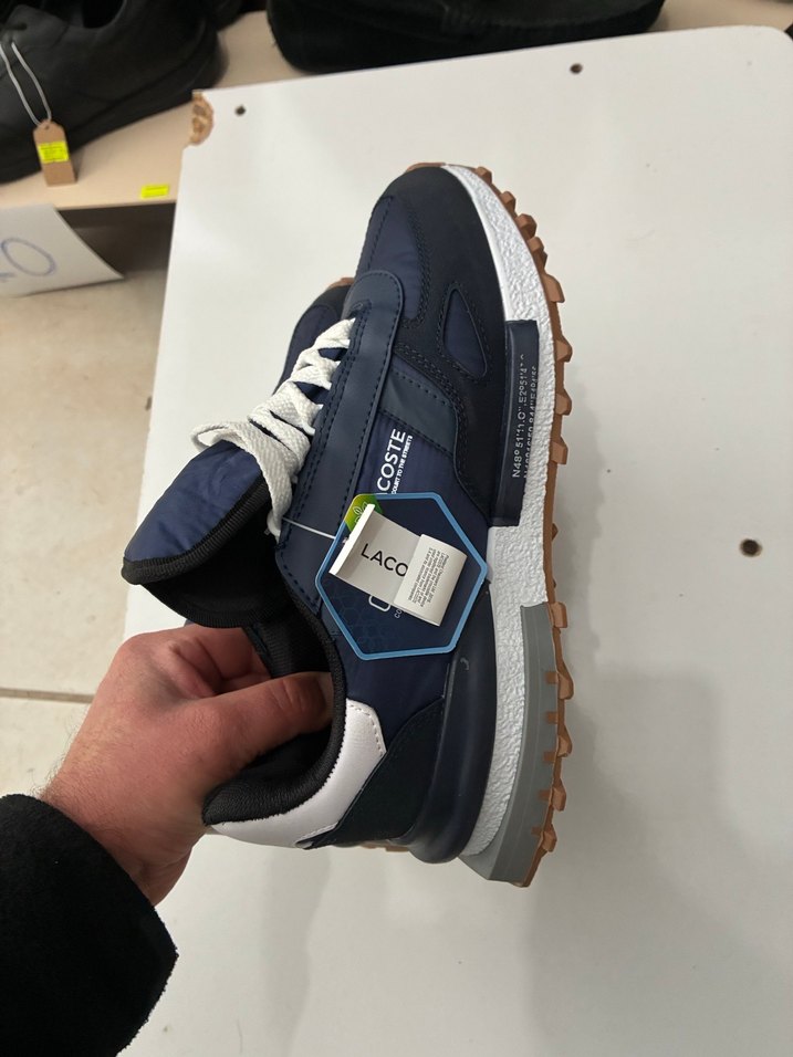 Lacoste Erkek Lacivert Spor Ayakkabı - Görsel 4