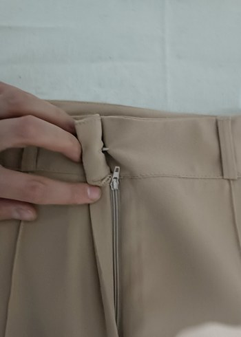 Bej Kadın Kumaş Pantolon - Görsel 6