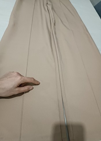 Bej Kadın Kumaş Pantolon - Görsel 3