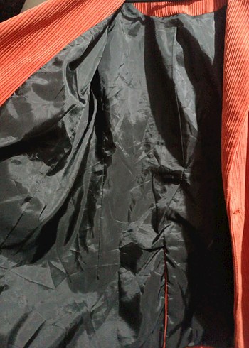 lefties marka kiremit çizgili kumaş blazer ceket - Görsel 4