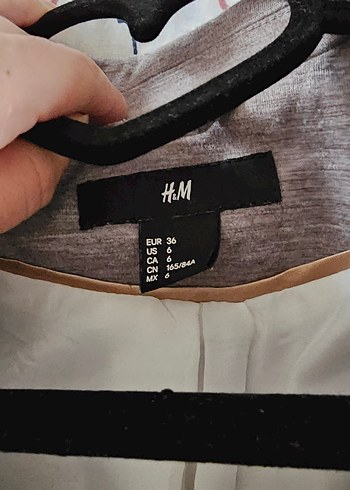 Gri Kadın Düğmeli Blazer Ceket - Görsel 3