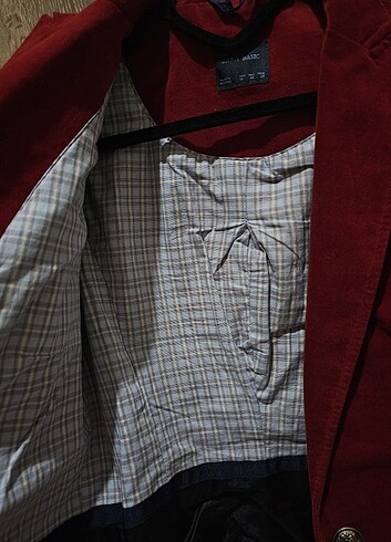 Zara koyu bordo ceket - Görsel 3