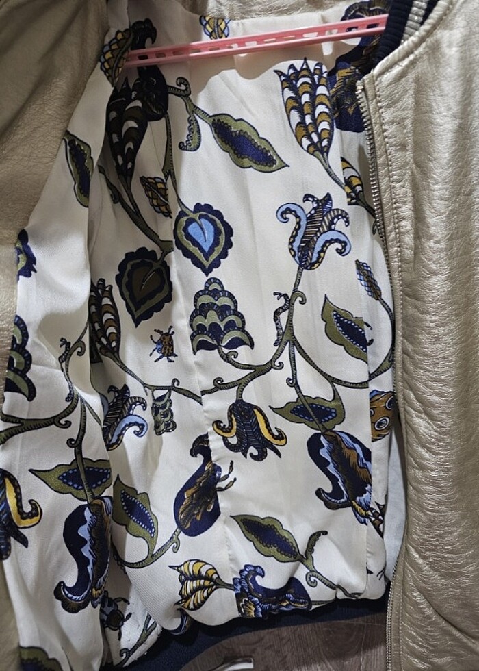 Gold bomber ceket - Görsel 4