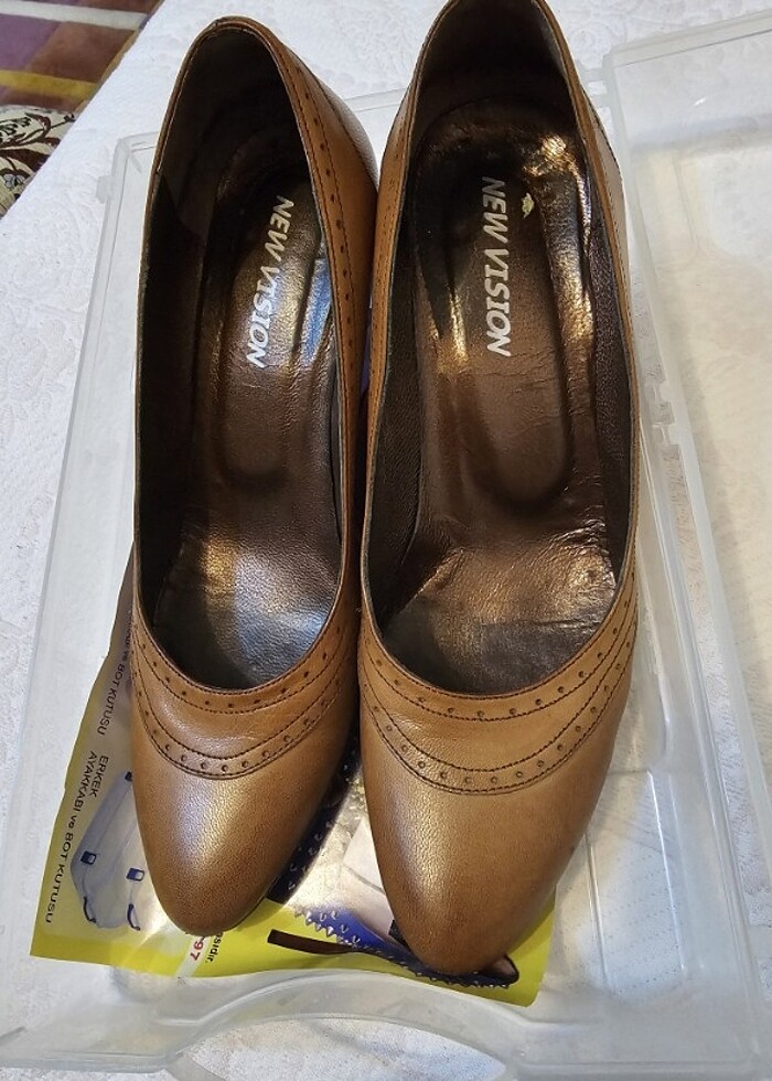 Kalın topuk ayakkabı  - Görsel 2