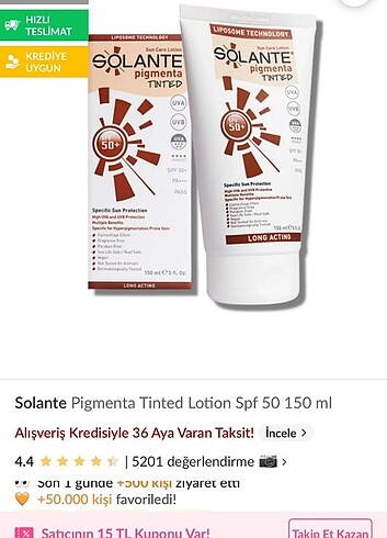 Solante güneş kremi