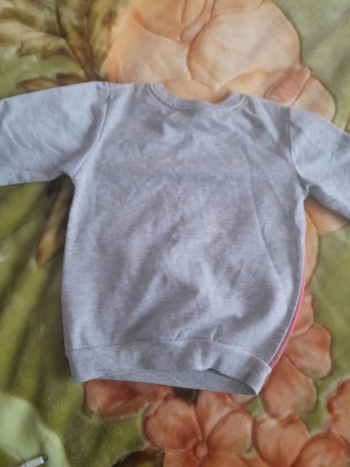 Kız Çocuk Renkli Baskılı Sweatshirt - Görsel 3